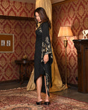 Foil luxe Asymmetrical dress