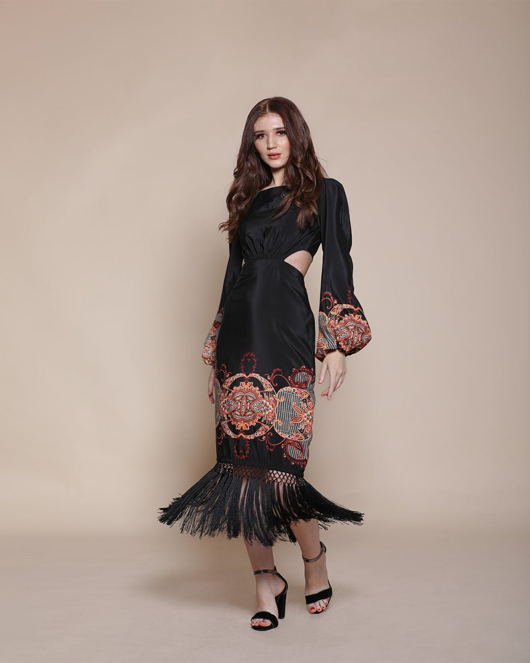 BAROQUE CUT OUT DRESS - Wabi Sabi