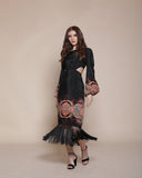 BAROQUE CUT OUT DRESS - Wabi Sabi