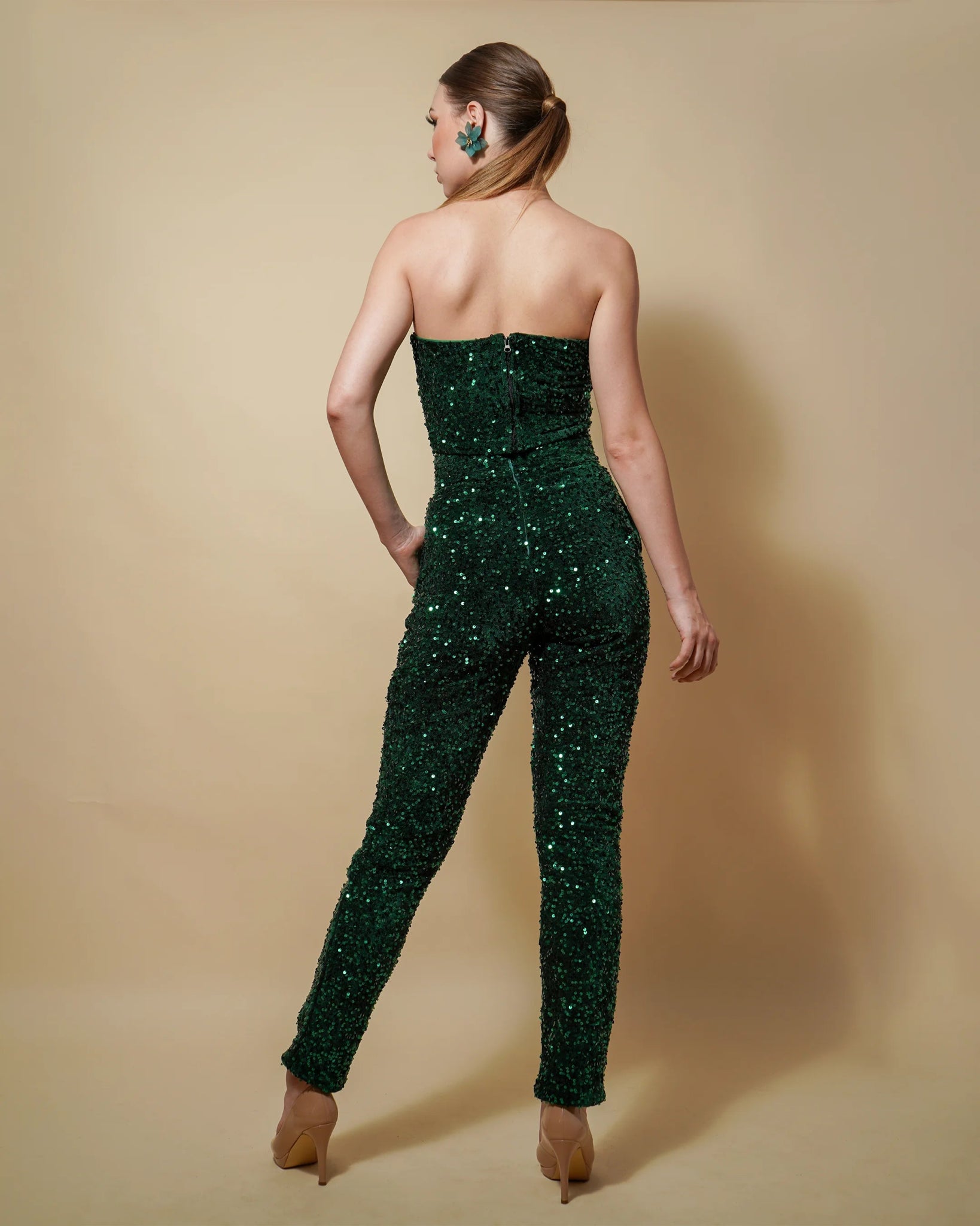 CHLOE CO-ORD (EMERALD GREEN) - Wabi Sabi