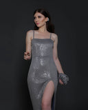 EMILY GOWN (SILVER) - Wabi Sabi