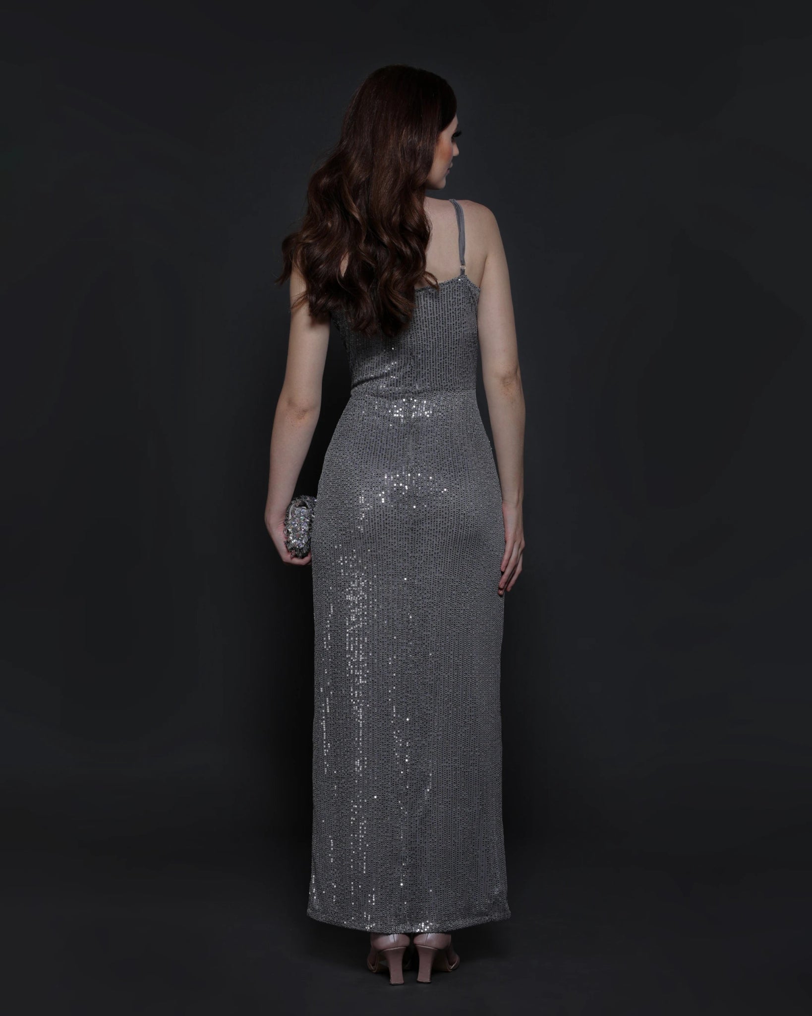 EMILY GOWN (SILVER) - Wabi Sabi