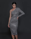 IRINA ONE SHOULDER DRESS - Wabi Sabi