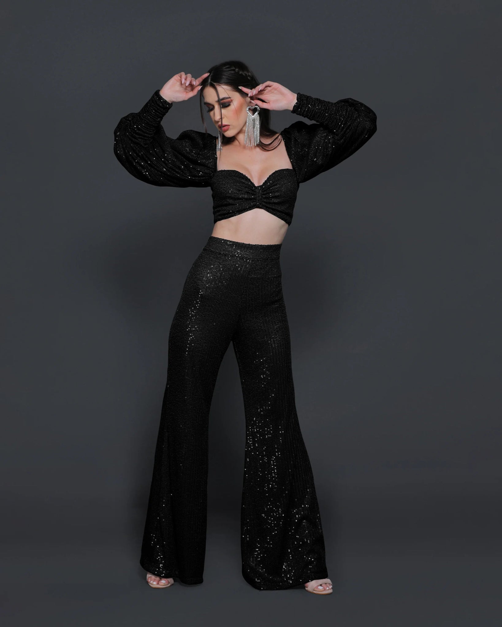 LUCY CO-ORD (BLACK) - Wabi Sabi