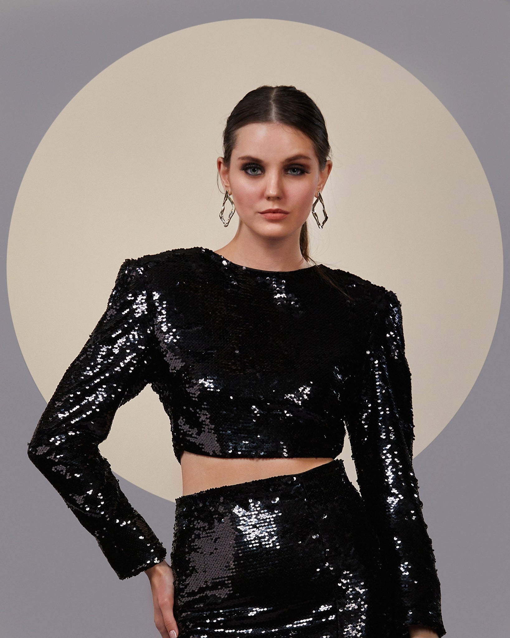 NOIR BLACK POWER TOP - Wabi Sabi