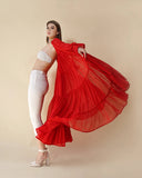 RED LYLA SHRUG - Wabi Sabi