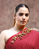 Jhankaar Red Assymetrical Kaftan