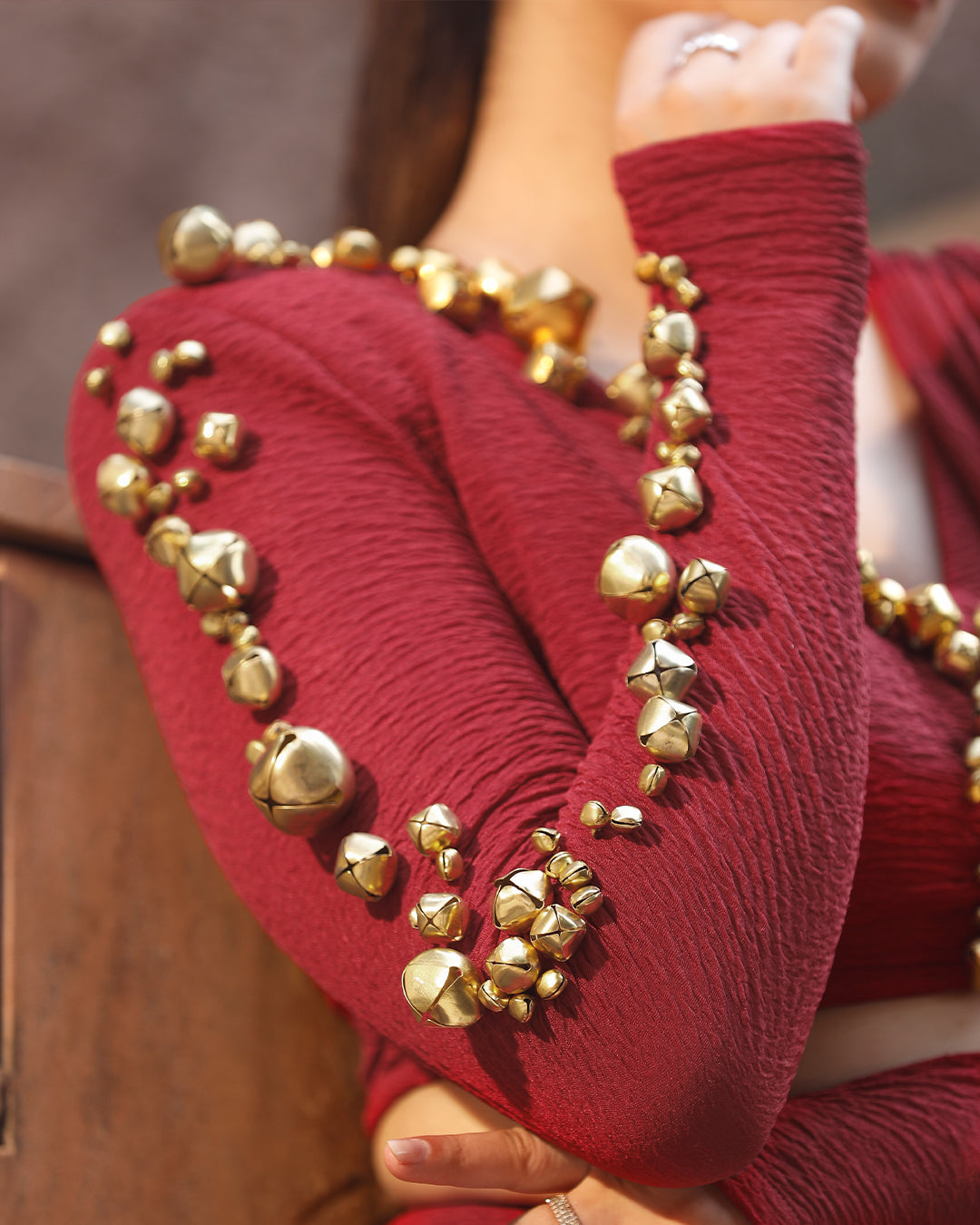 Jhankaar Red saree