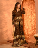Brown Salma Blazer set