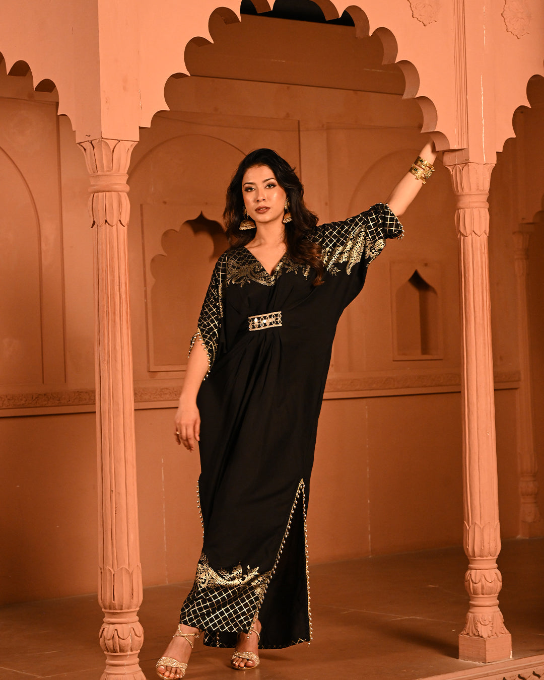 Black Hania kaftan