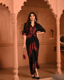 Red Safa Shirtdress