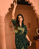 Green Ghunghroo shirtdress