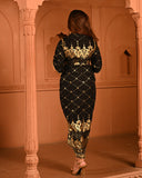 Black Ghunghroo shirtdress