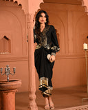 Black Noor Shirtdress