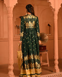 Green sitara Anarkali