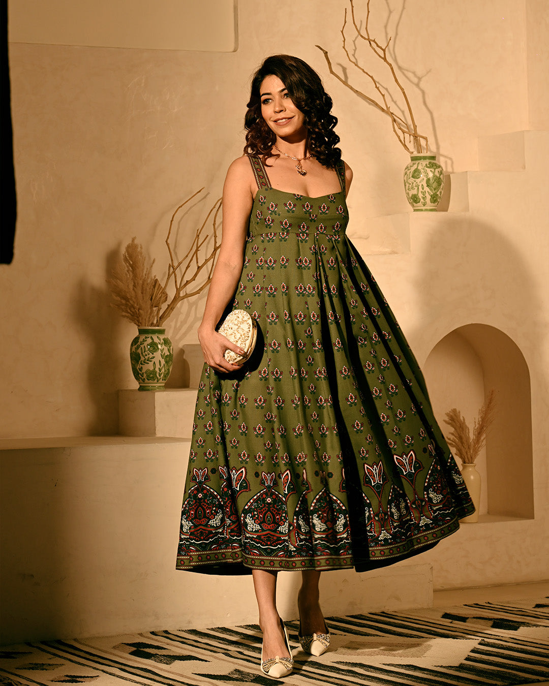 MOROCCAN SLIP DRESS