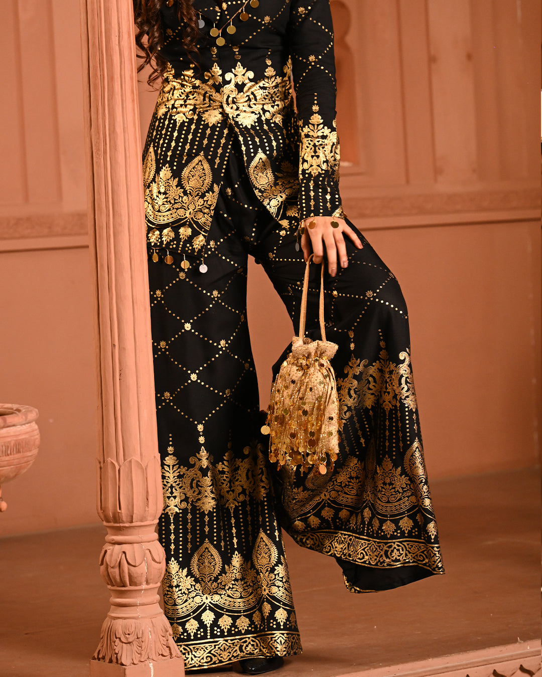 Black Salma Blazer set