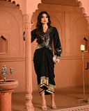Black Noor Shirtdress