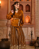 Sunehri silk set