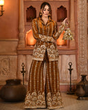 Sunehri blazer set