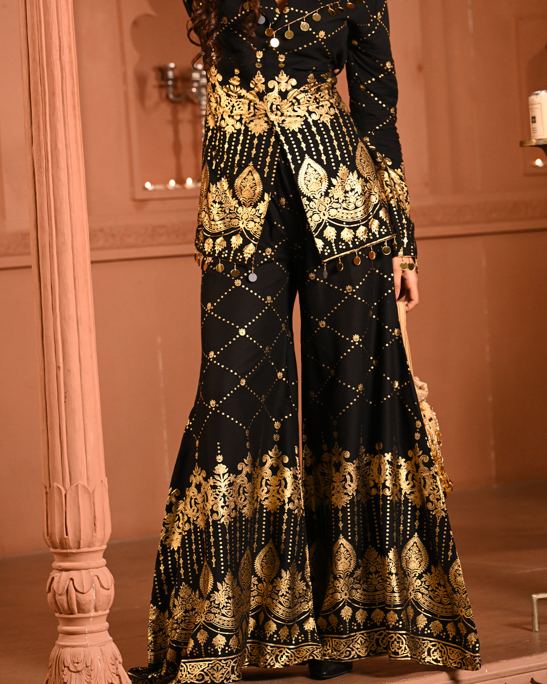 Black Salma Blazer set