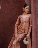 Mauve pink Embriodery lehnga