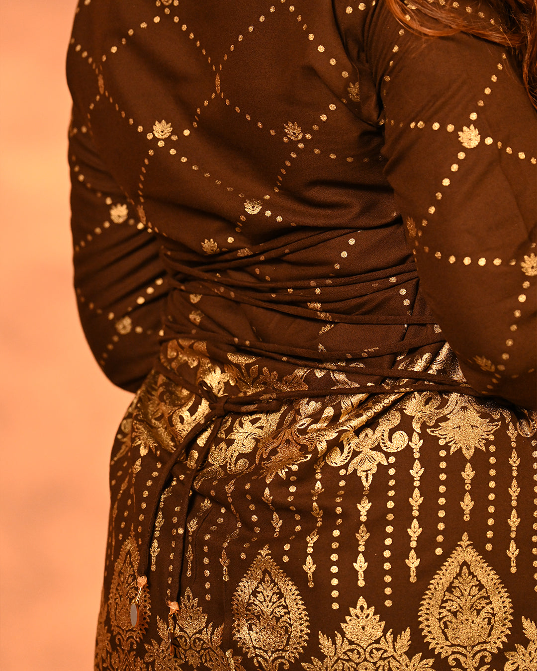 Brown Salma Blazer set
