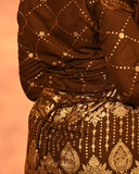 Brown Salma Blazer set
