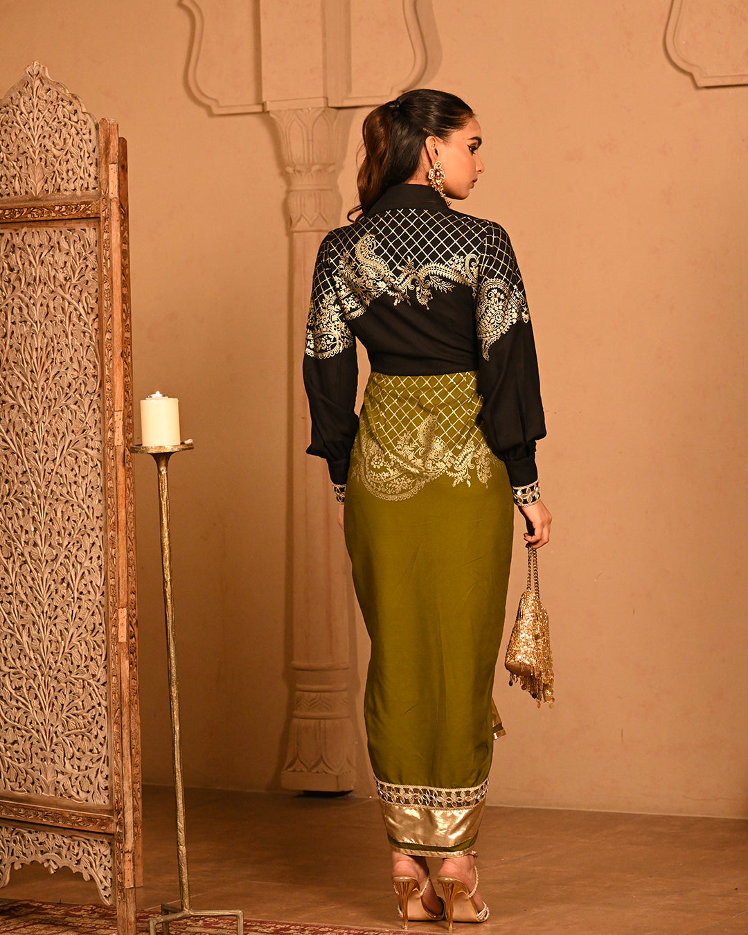 olive fiza Shirtdress