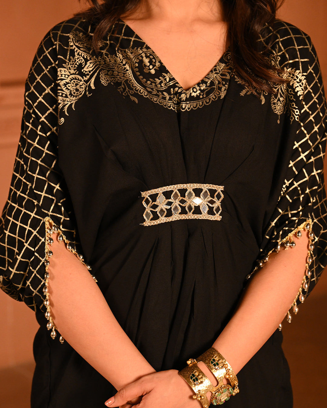 Black Hania kaftan