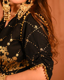 Black Ghunghroo shirtdress