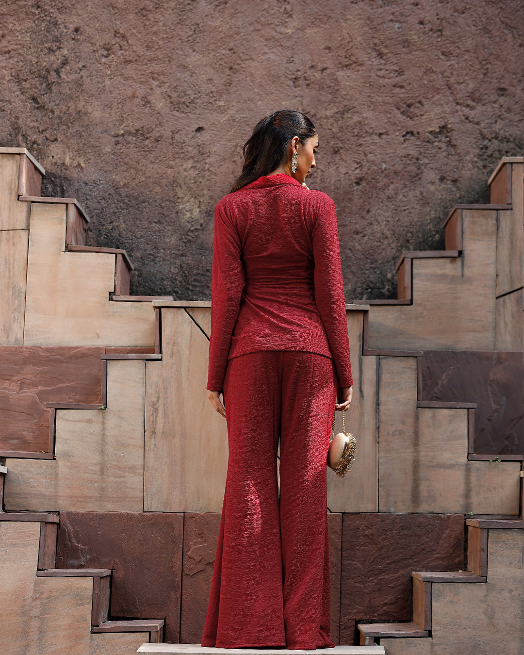 Jhankaar Red Blazer set