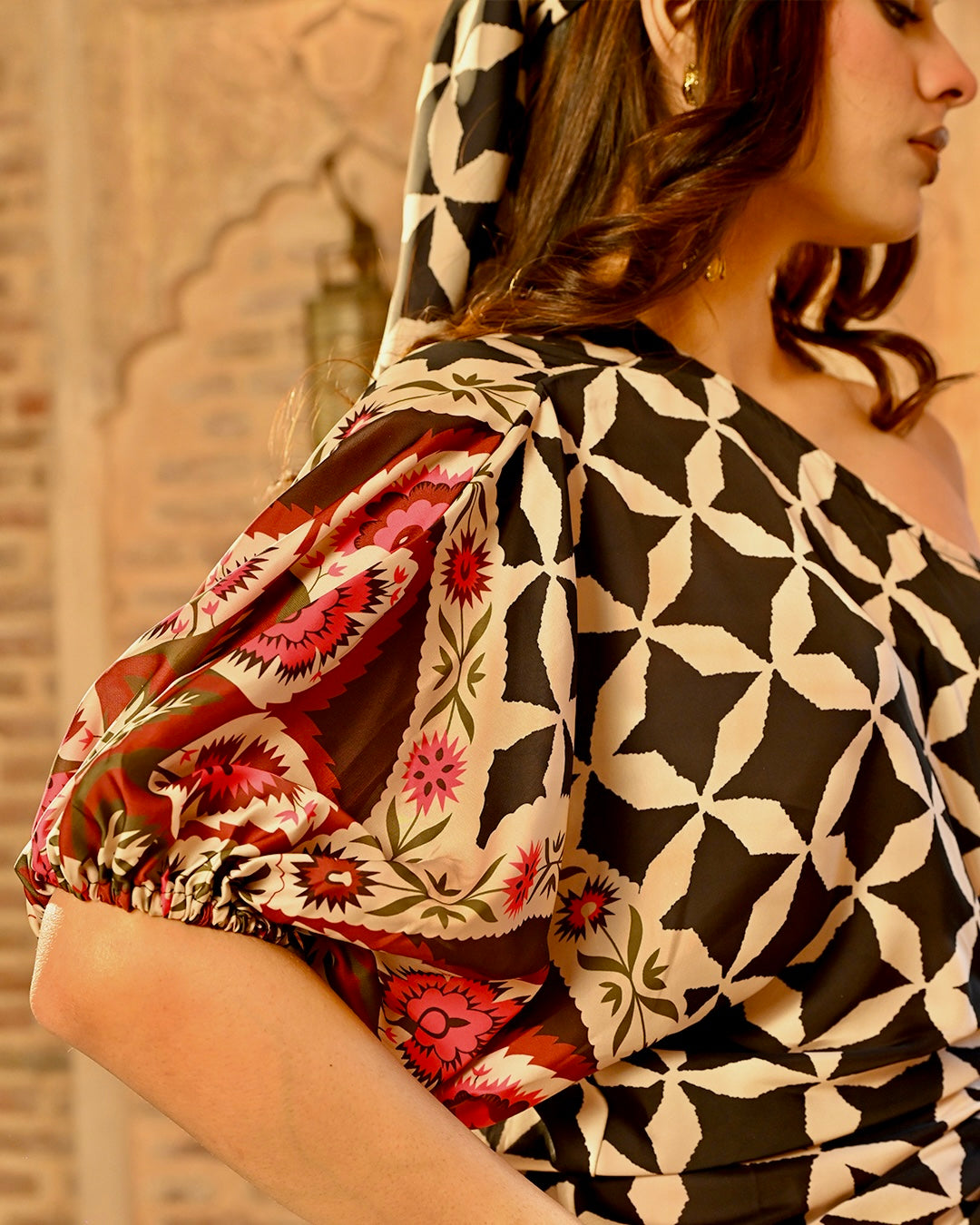 Alfiya kaftan with Free Bandana