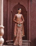 Mauve pink Embriodery lehnga