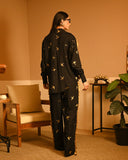Gold Bird Foil Shirt set