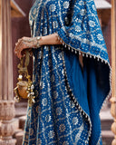 Bandhani Suit set Blue