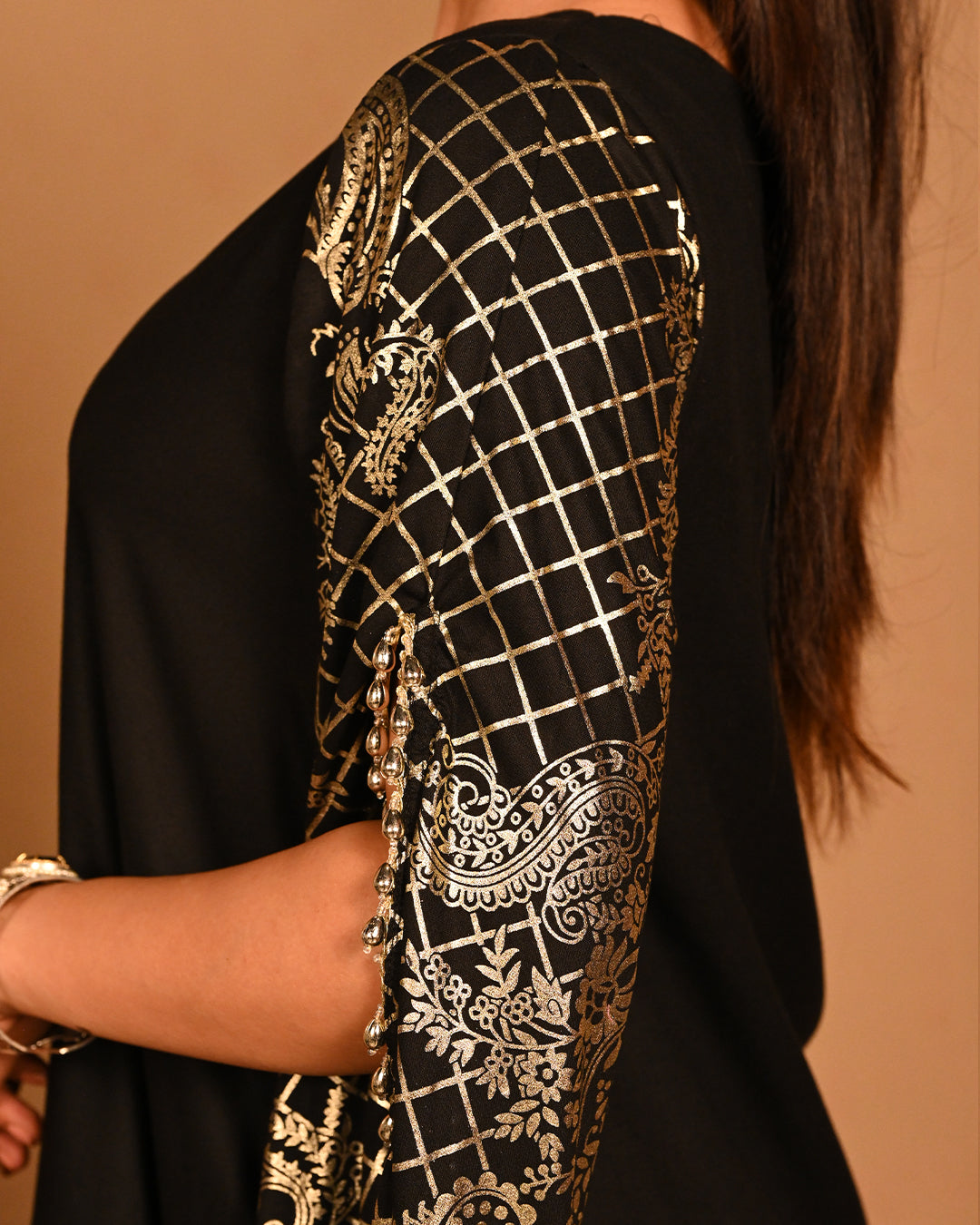 Black Kyra kaftan