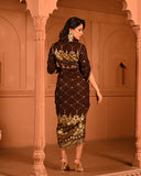 Brown Ghunghroo shirtdress