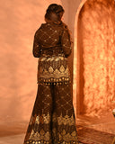 Brown Salma Blazer set