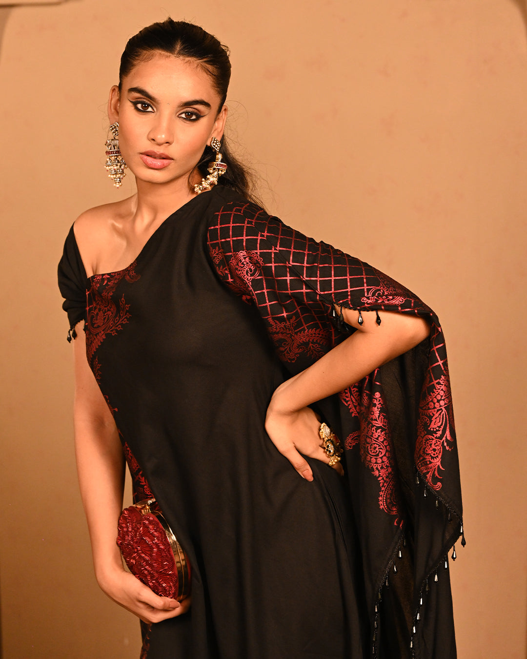 Red kyra Kaftan
