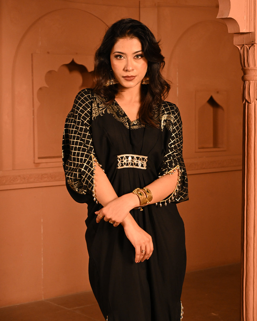 Black Hania kaftan