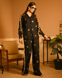 Gold Bird Foil Shirt set