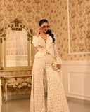 Ivory ruffle set