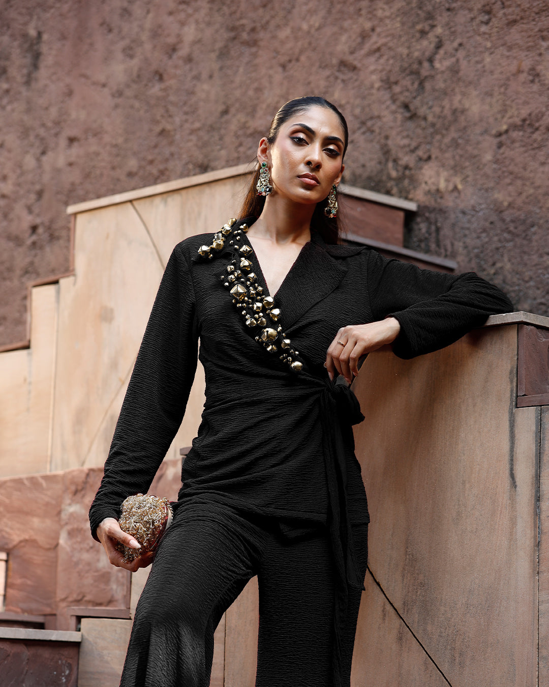 Jhankaar Black blazer set