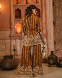 Sunehri blazer set
