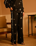 Silver Bird Foil Shirt  set