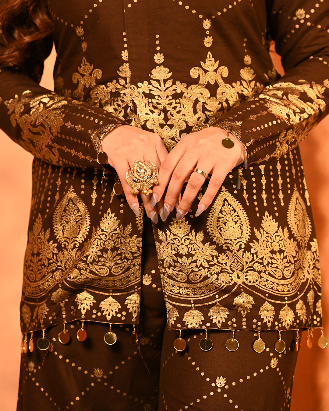 Brown Salma Blazer set