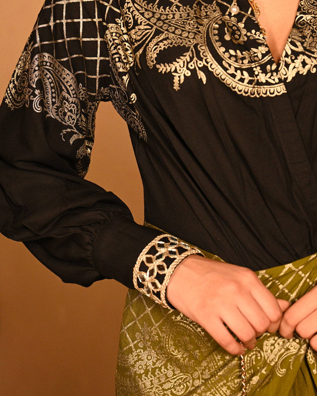 olive fiza Shirtdress