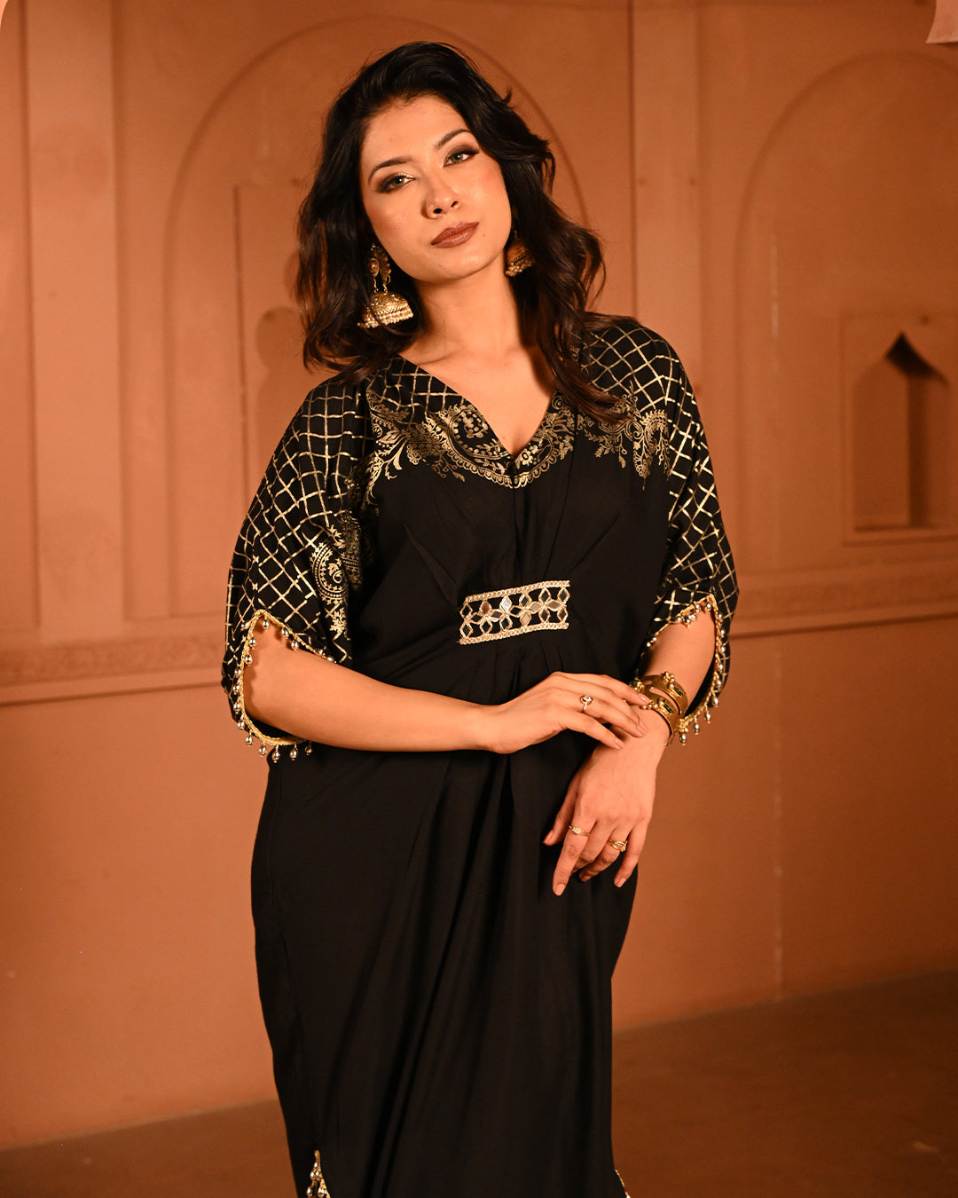 Black Hania kaftan