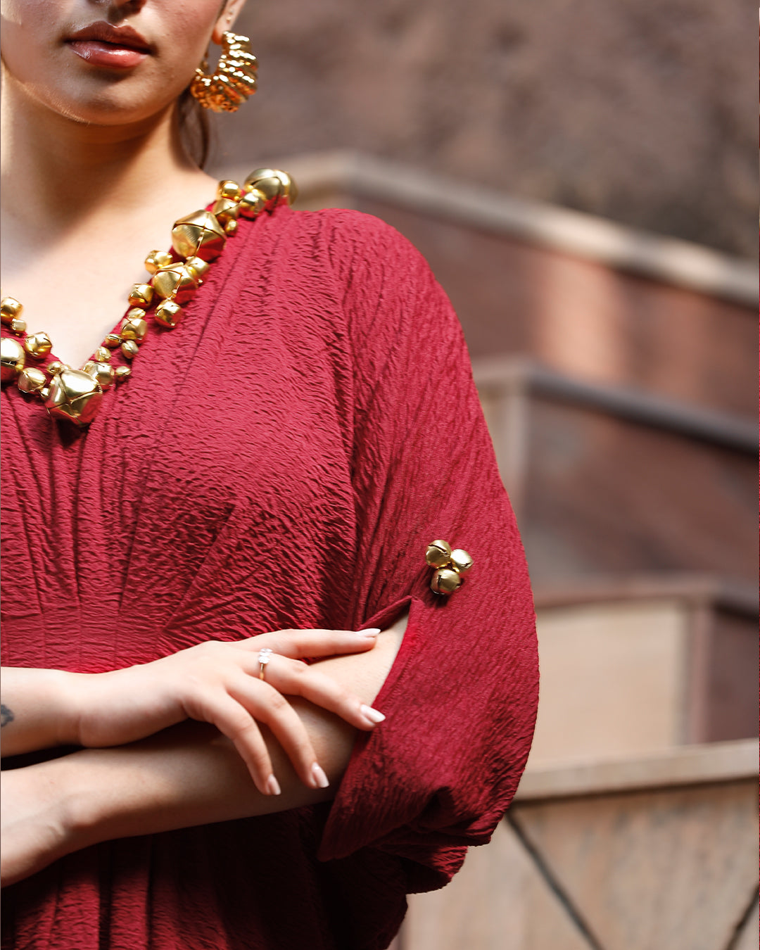 Jhankaar Red kaftan